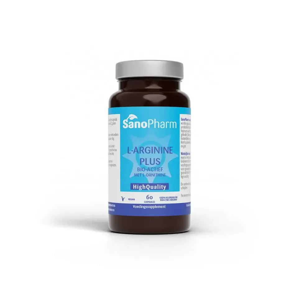 Sanopharm L Arginine plus high quality 60 vcaps