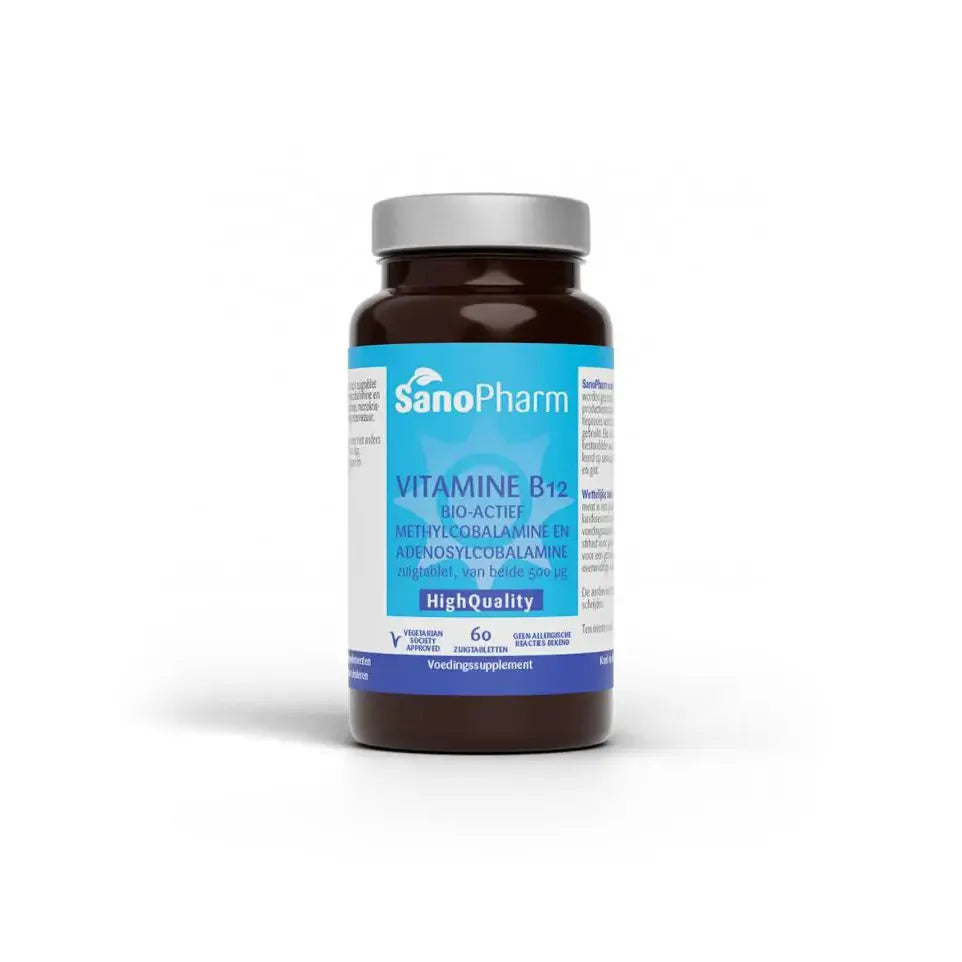 Sanopharm Vitamine B12 methyl adenosylcobalamine 500 mcg 60