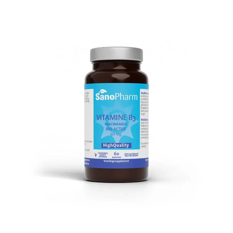 Sanopharm Vitamine B3 niacinamide 50 mg 60 tabletten