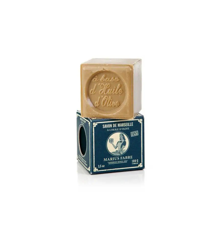 Marius Fabre Savon marseille zeep in doos olijf 100 gram