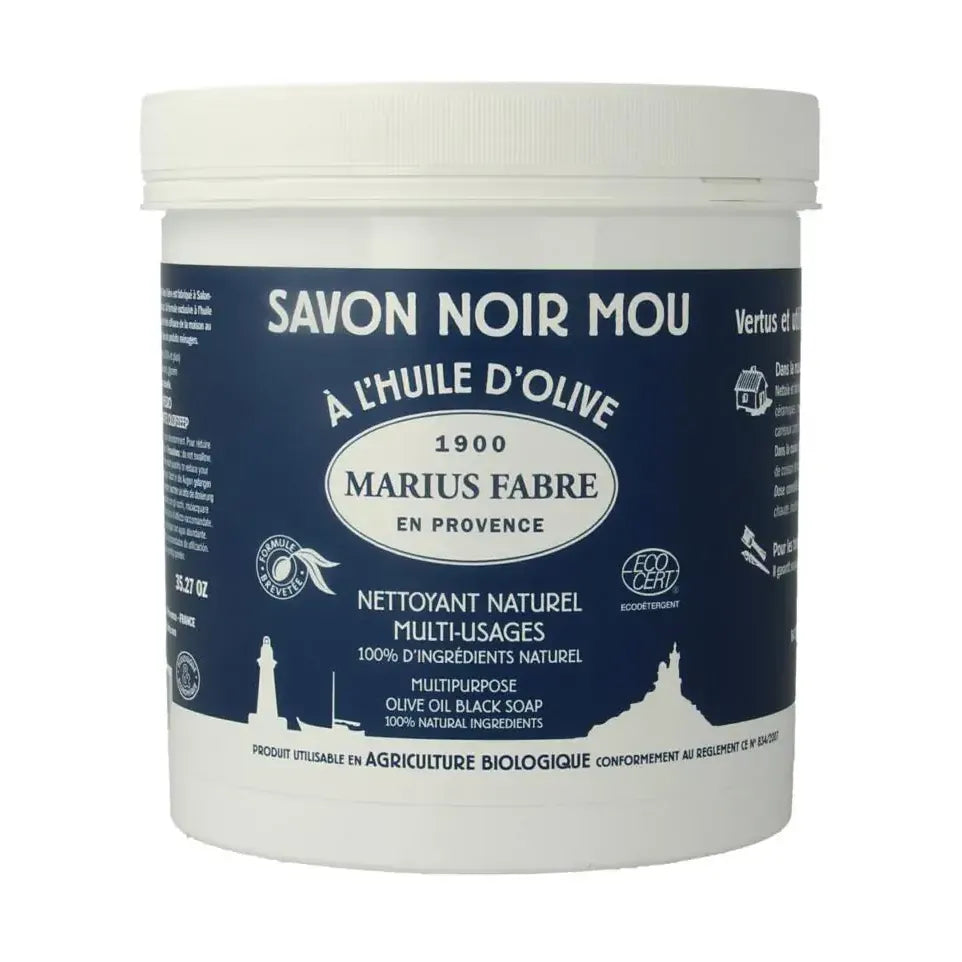 Marius Fabre Savon noir lavoir zwarte zeep pot 1 kg