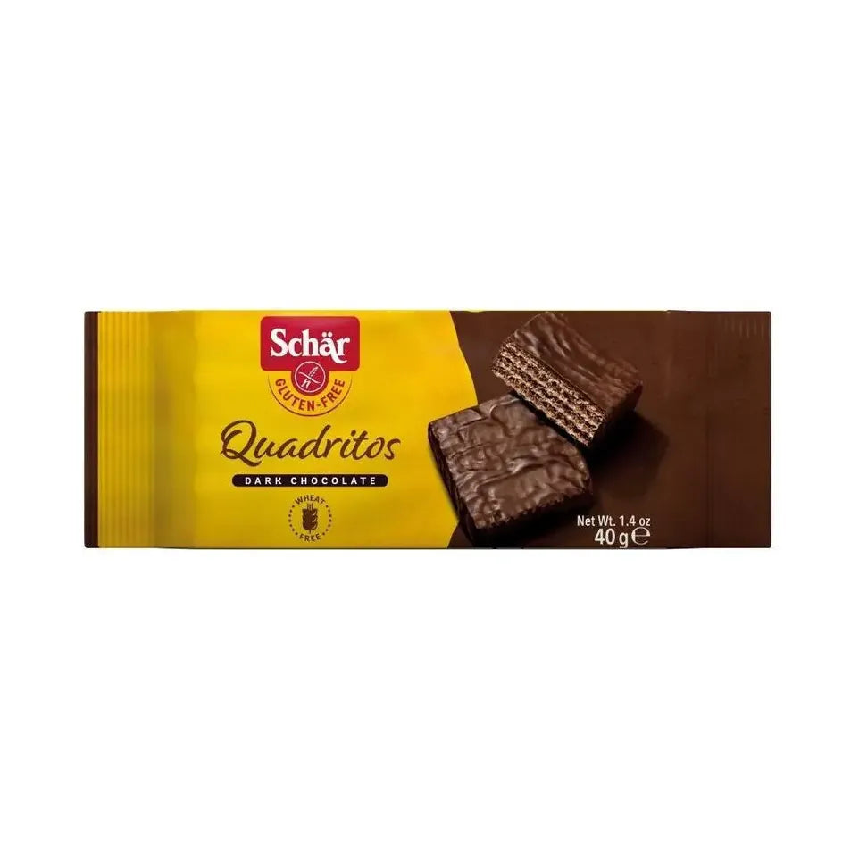 Schar Quadritos cacao wafel 40 gram