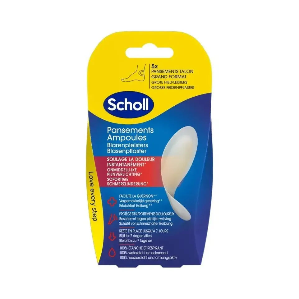 Scholl blarenpleisters hiel l 5 stuks