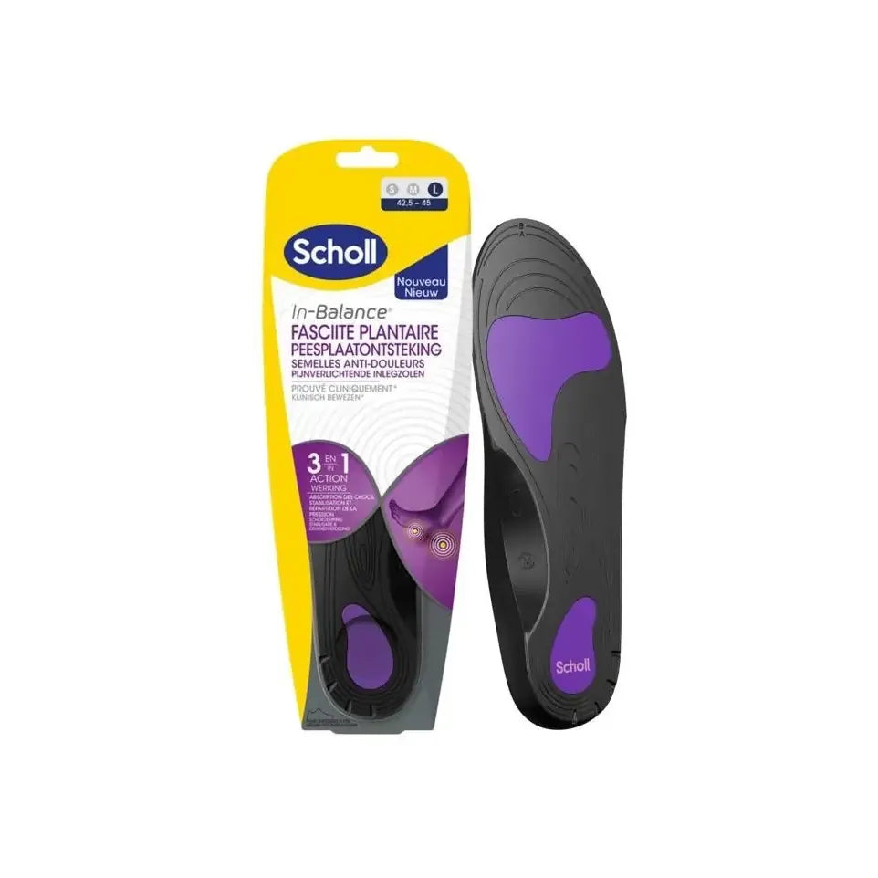 Scholl In balance inlegzolen peesplaatontsteking large 1 paar