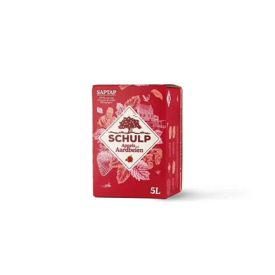 Schulp Appel-aardbei saptap 5 liter