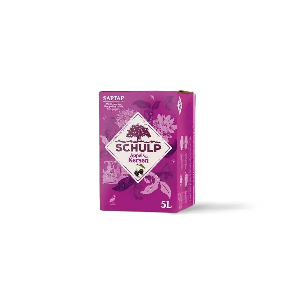 Schulp Appel & kersensap saptap 5 liter