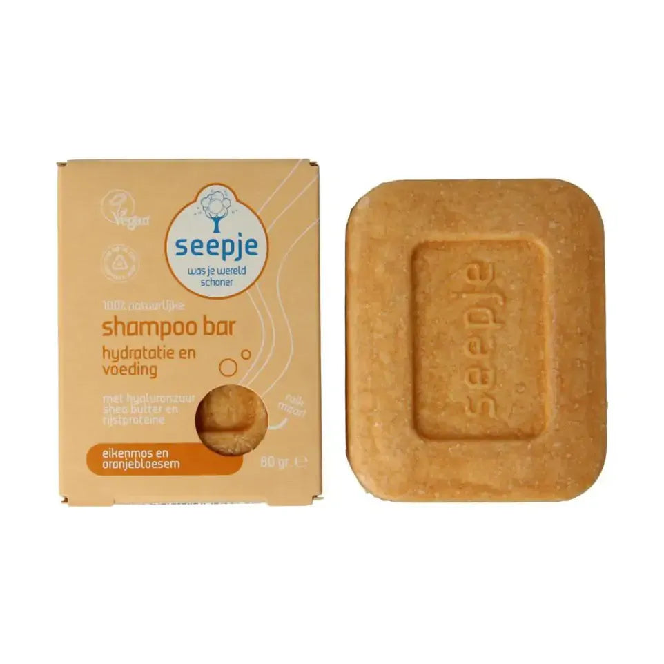 Seepje Shamppo bar eikenmos en oranjebloesem 80 gram