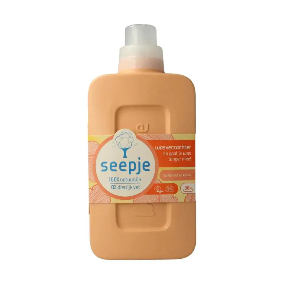 Seepje Wasverzachter sandelhout en perzik 750 ml