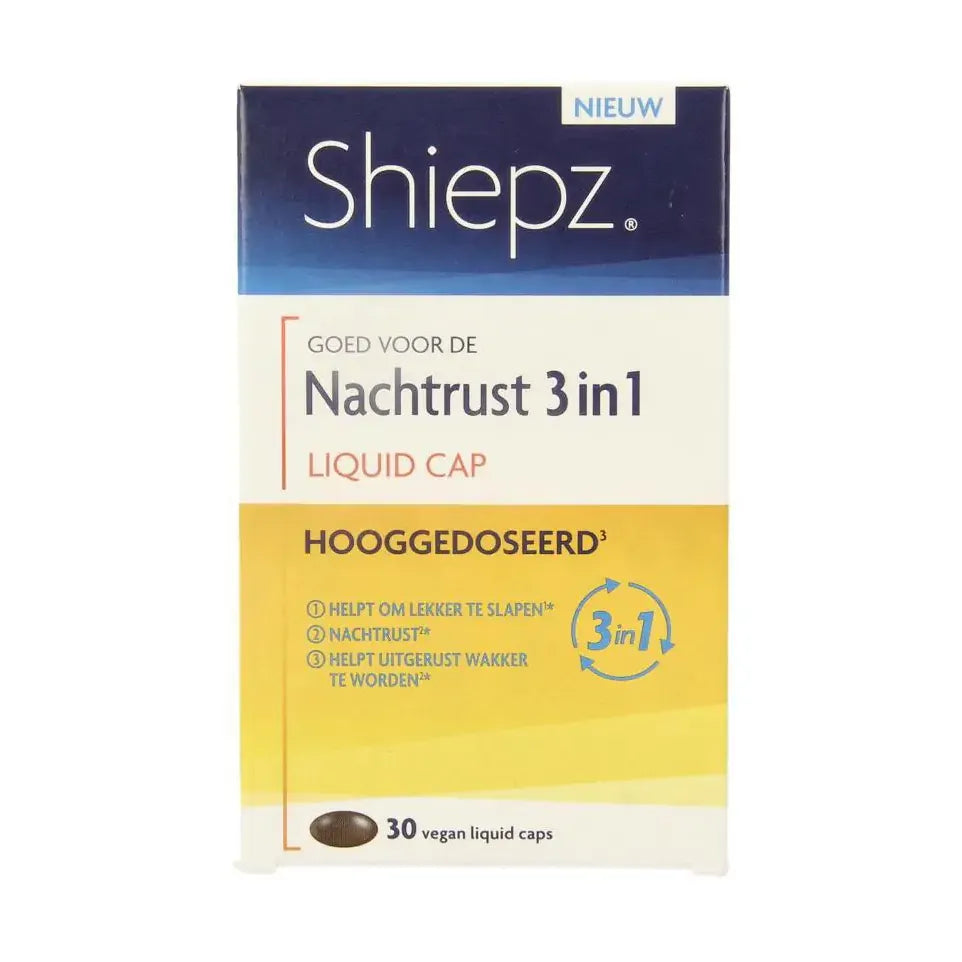 Shiepz Nachtrust 3-in-1 sterk 30 tabletten