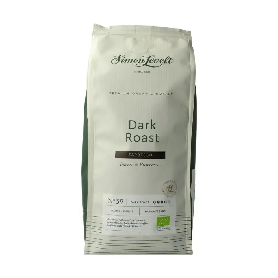 Simon Levelt Cafe N39 espresso dark roast 500 gram