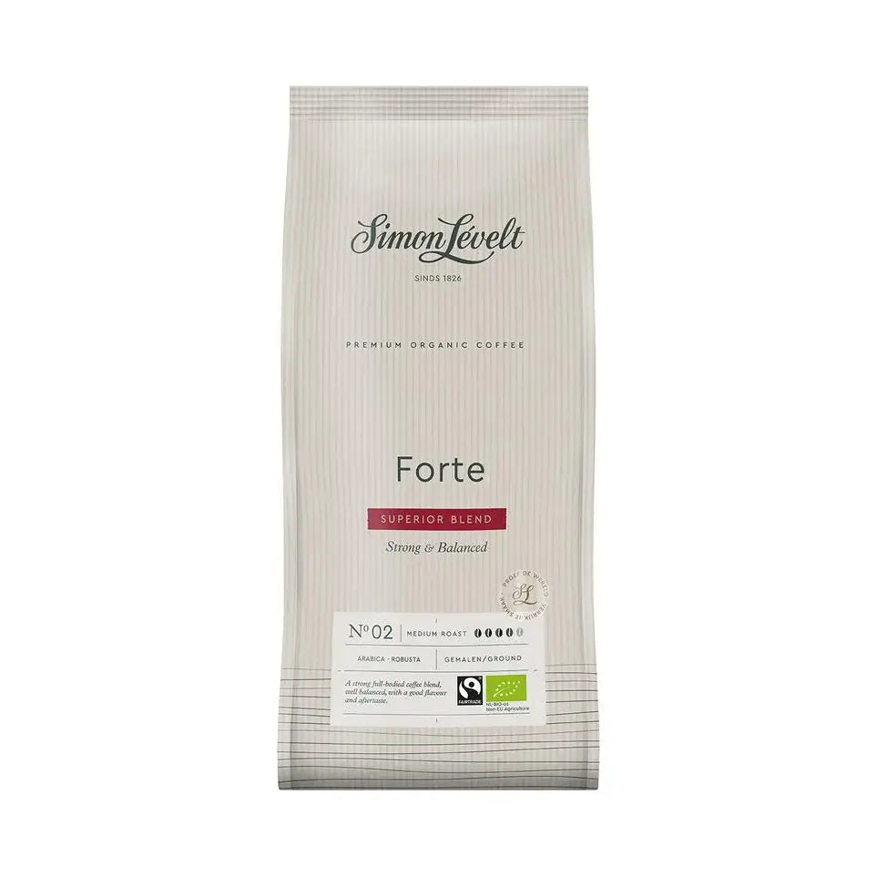 Simon Levelt Forte superior blend gemalen koffie 1 kg