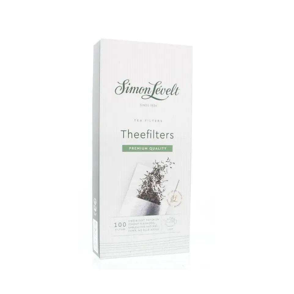 Simon Levelt Theefilter groot papier 100 stuks