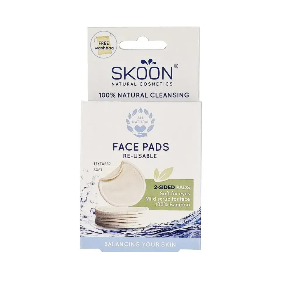 Skoon Face pads re-usable 2 sided 7 stuks