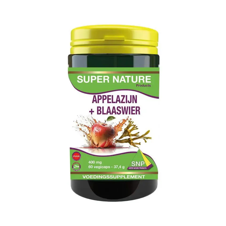 SNP Appelazijn blaaswier 400 mg en 100 mcg jodium 60 capsules