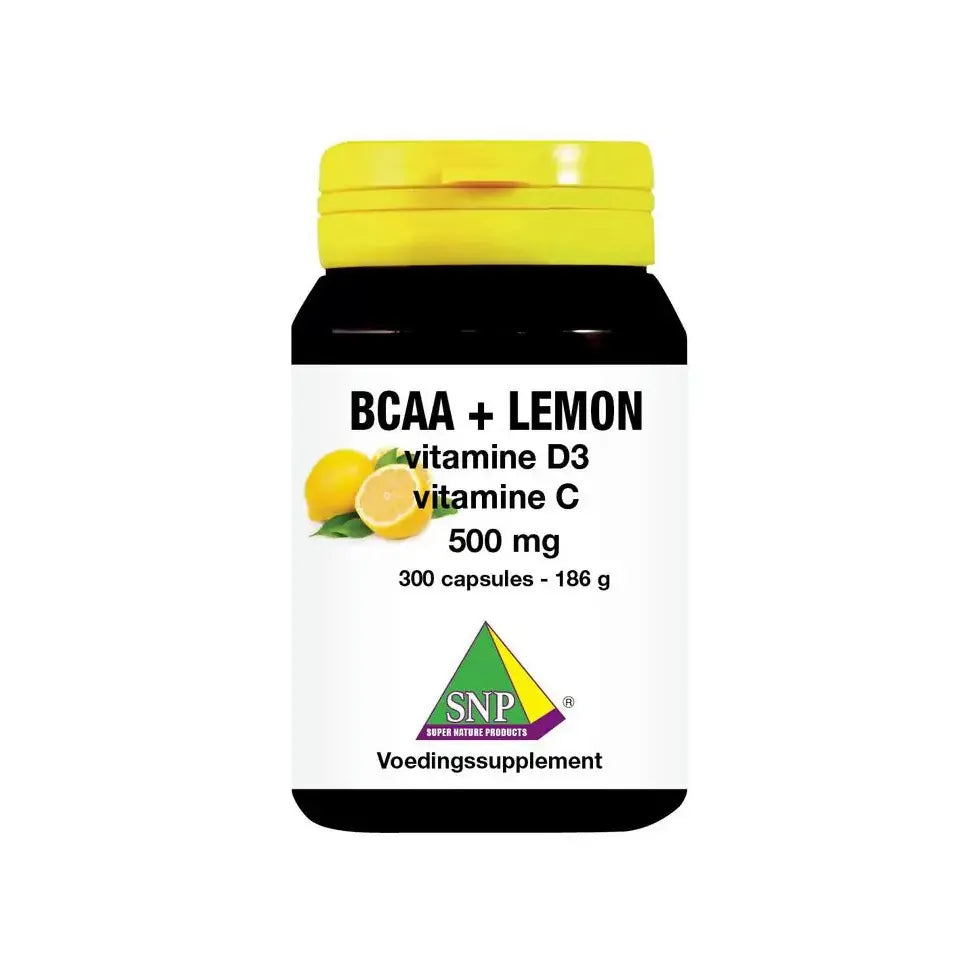 SNP BCAA Lemon vitamine D3 vitamine C 500 mg 300 capsules