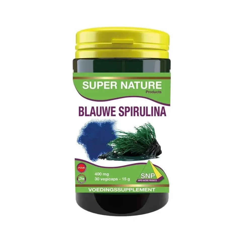 SNP Blauwe spirulina puur 60 vcaps