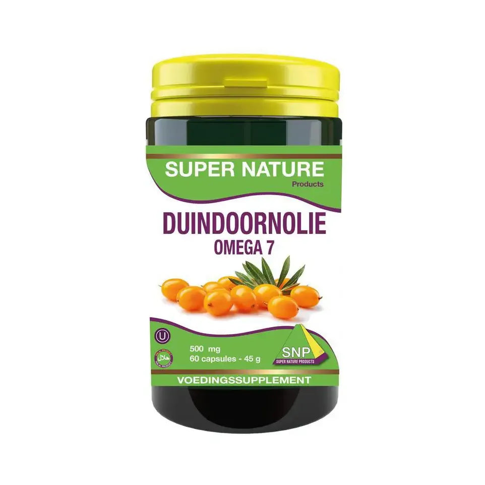 SNP Duindoorn olie omega 7 500 mg halal-kosher 60 capsules