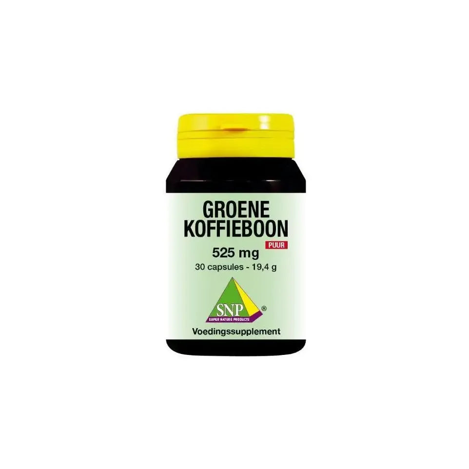 SNP Groene koffiebonen 525 mg puur 30 capsules