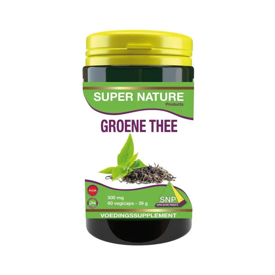 SNP Groene thee 500 mg puur 60 capsules