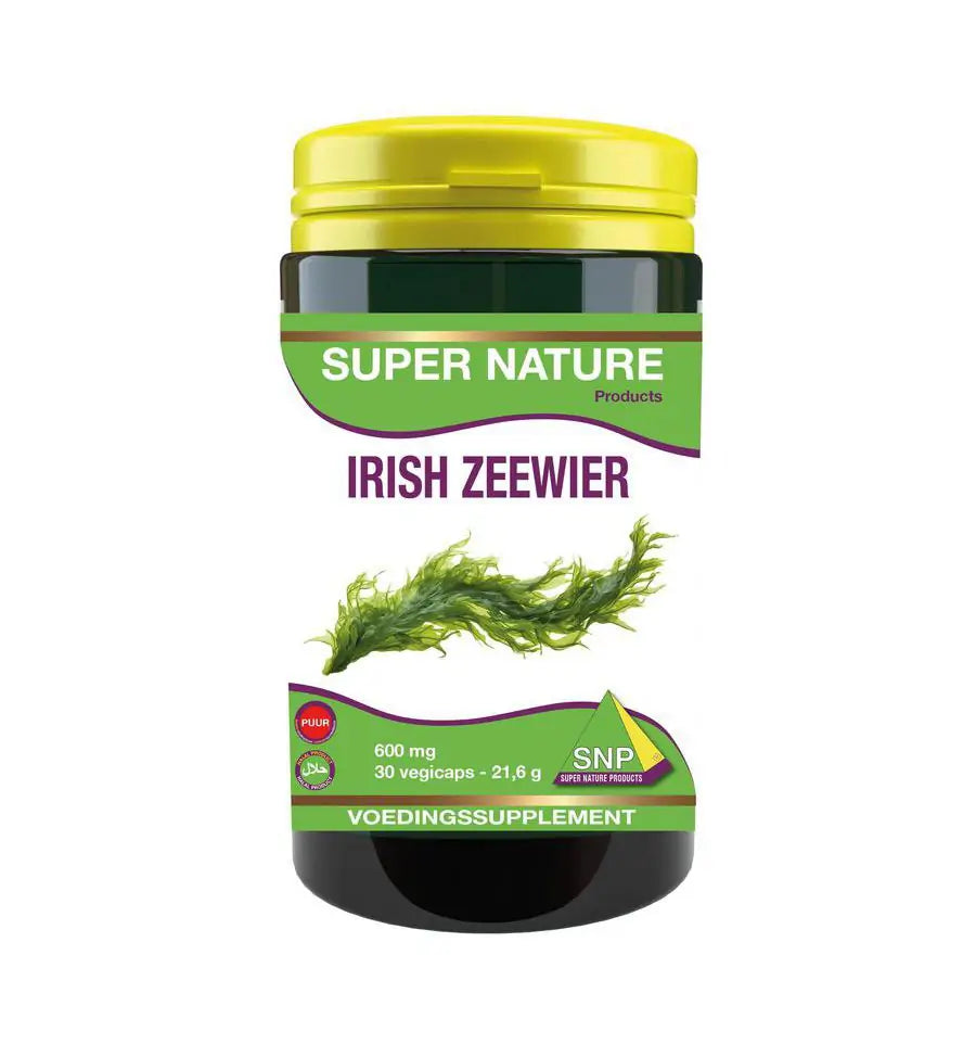 SNP Irish zeewier 600 mg puur 900 mcg jodium 30 capsules