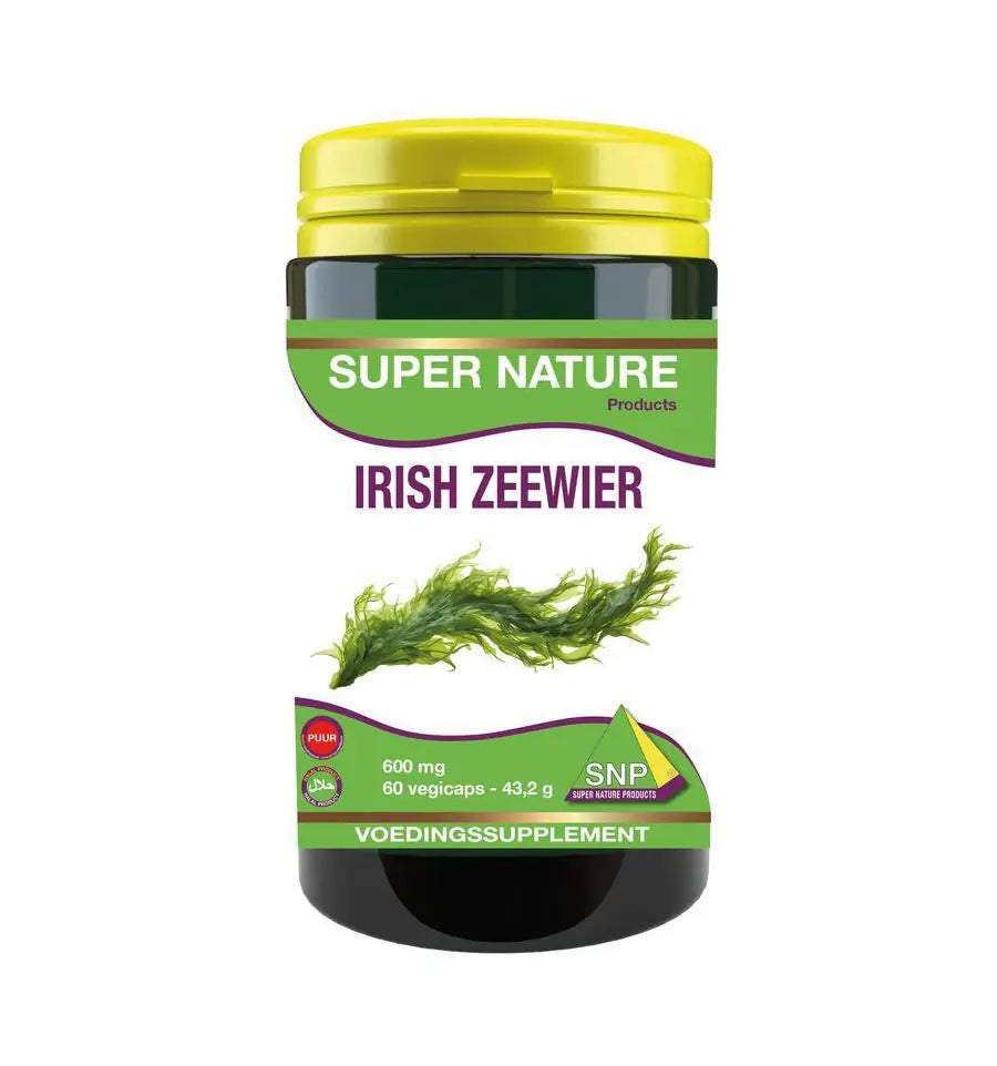 SNP Irish zeewier 600 mg puur 900 mcg jodium 60 capsules