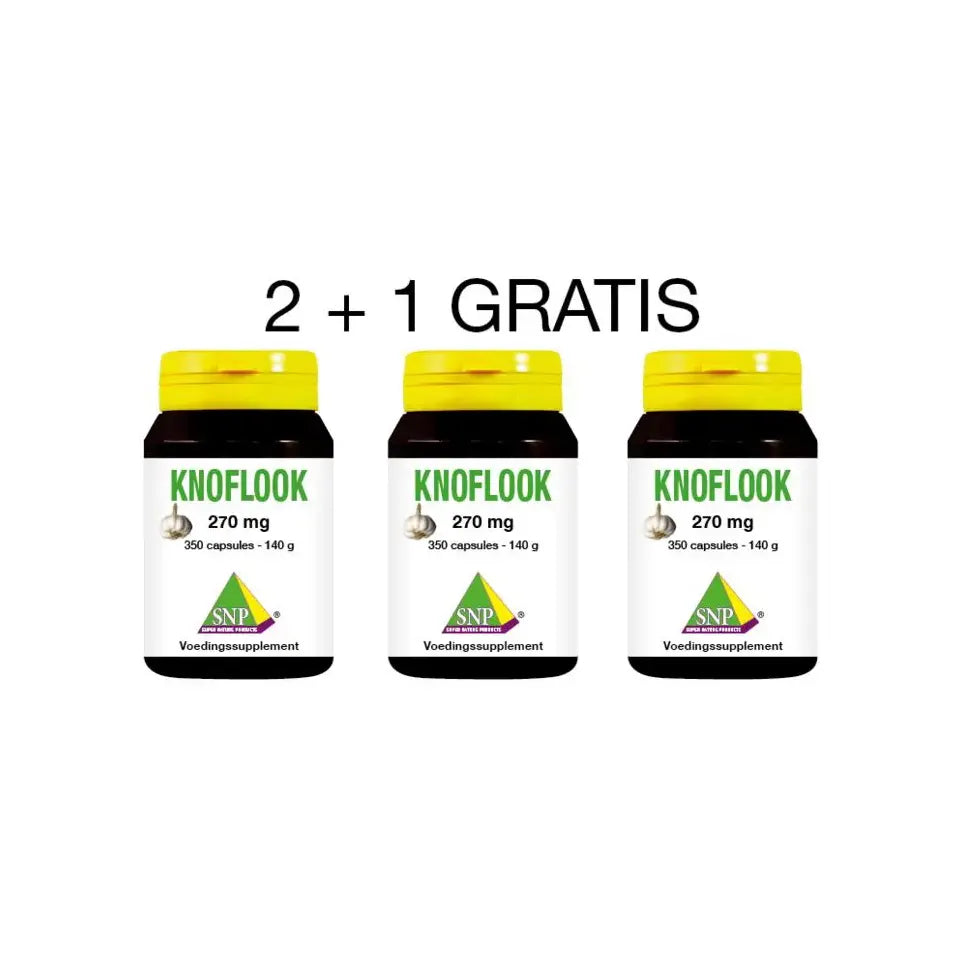 SNP Knoflook 2 + 1 gratis 1050 capsules