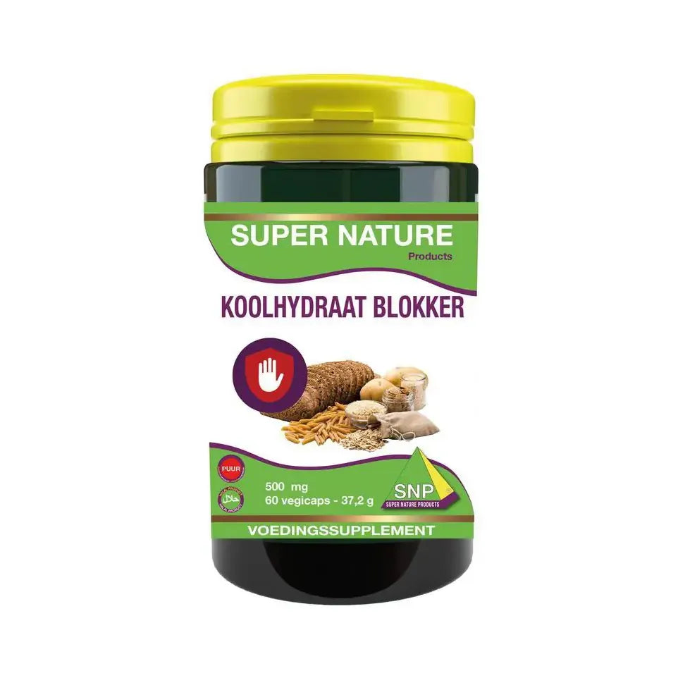 SNP Koolhydraat blokker 500 mg puur 60 capsules