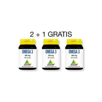 SNP Omega 3 500 mg aktie 2 + 1 600 capsules
