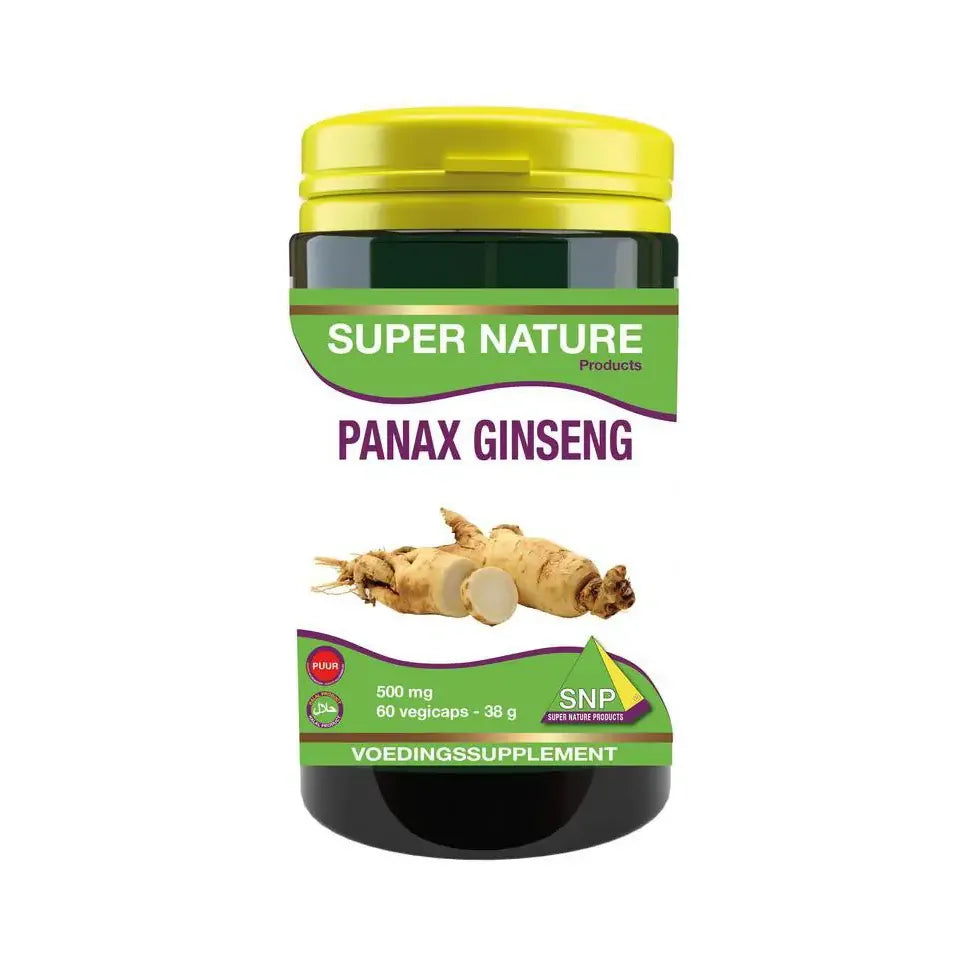 SNP Panax ginseng 500 mg puur 60 capsules