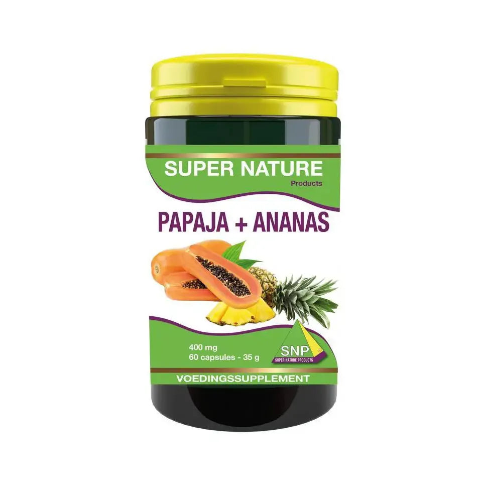 SNP Papaja -ananas 400 mg 60 capsules