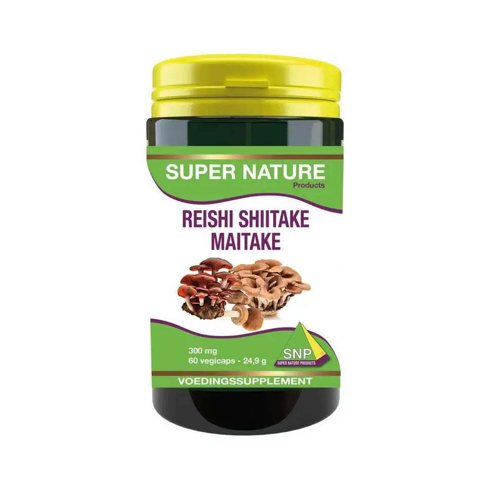 SNP Reishi shiitake maitake 300 mg 60 capsules