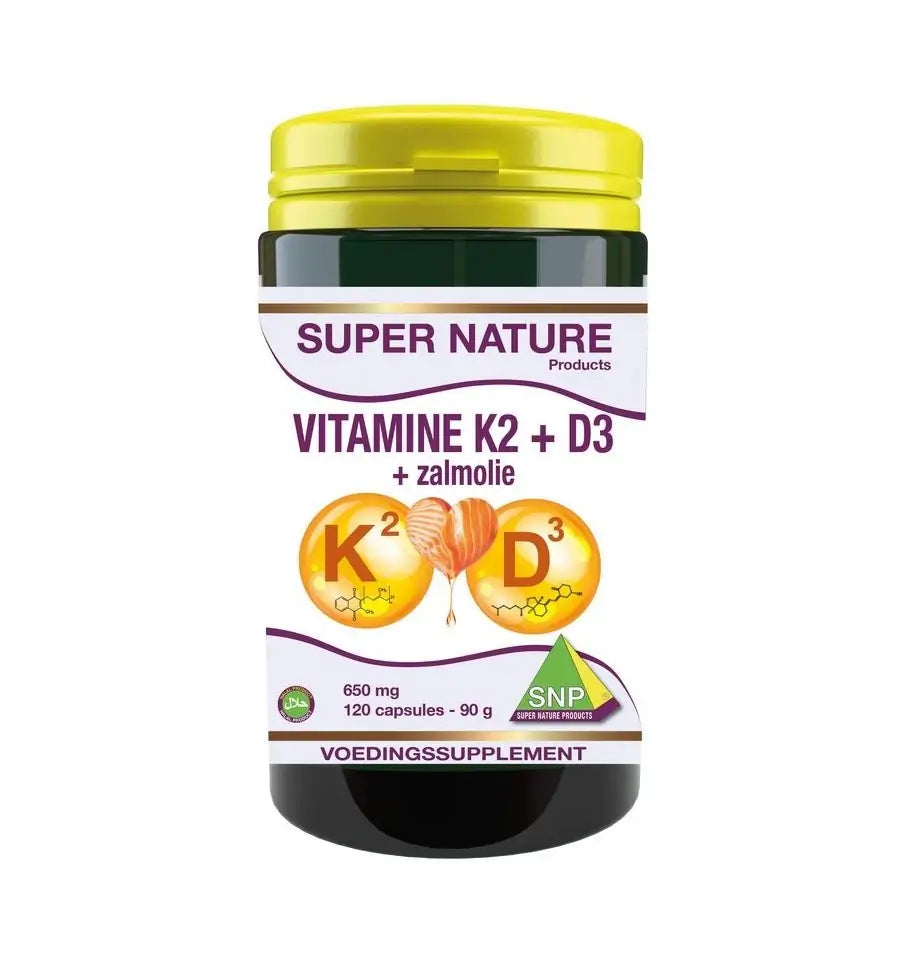 SNP Vitamine K2 D3 zalmolie 120 capsules