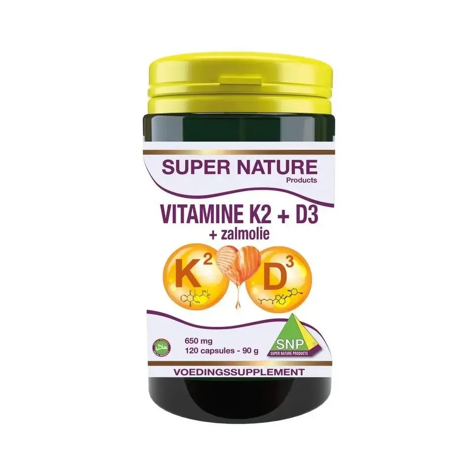 SNP Vitamine K2 D3 zalmolie 120 capsules