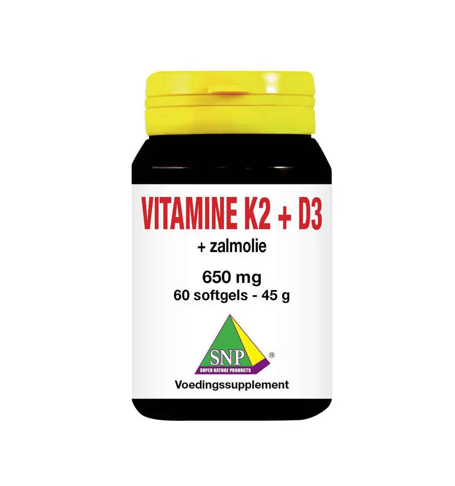 SNP Vitamine K2 D3 zalmolie 60 capsules
