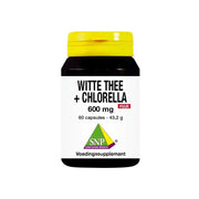 SNP Witte thee + chlorella 600 mg puur 60 capsules