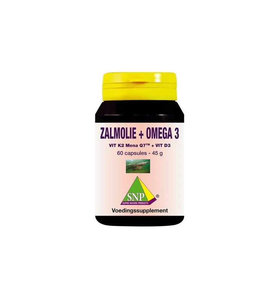 SNP Zalmolie & vit. K2 mena Q7 & vit. D3 & vit. E 60 capsules