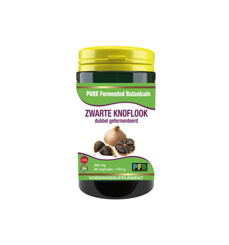 SNP Zwarte knoflook dubbel gefermenteerd 30 vcaps
