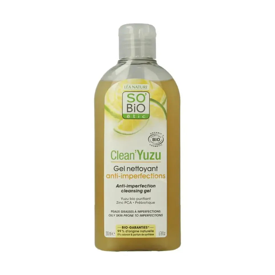 So Bio Etic Clean yuzu cleansing gel 200 ml