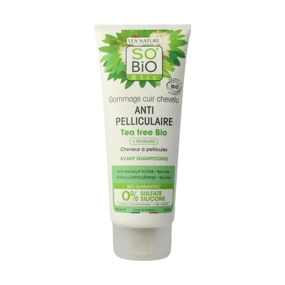 So Bio Etic Haarscrub anti roos tea tree 200 ml