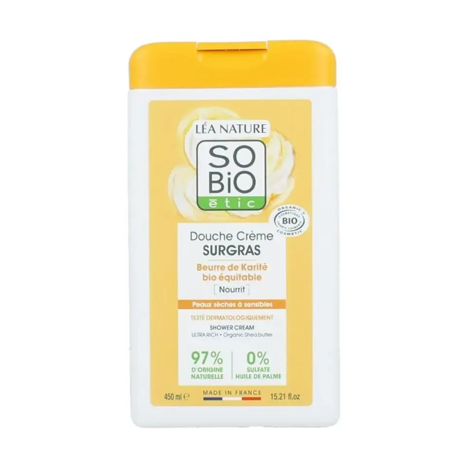 So Bio Etic Showercream ultra rich shea butter 450 ml