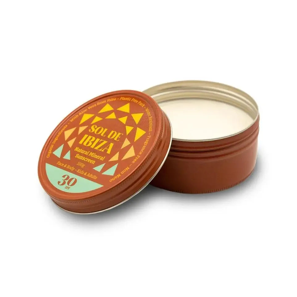 Sol de Ibiza Zonnebrand SPF30 blikje 100 gram