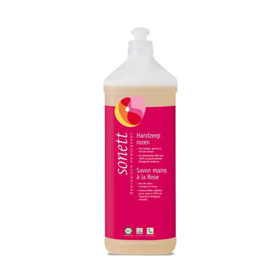 Sonett Handzeep rozen vloeibaar 1 liter