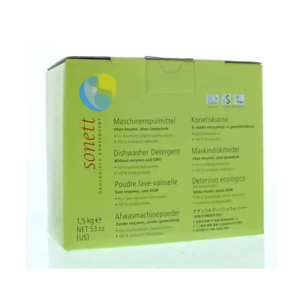 Sonett Vaatwasmachine poeder 1500 gram