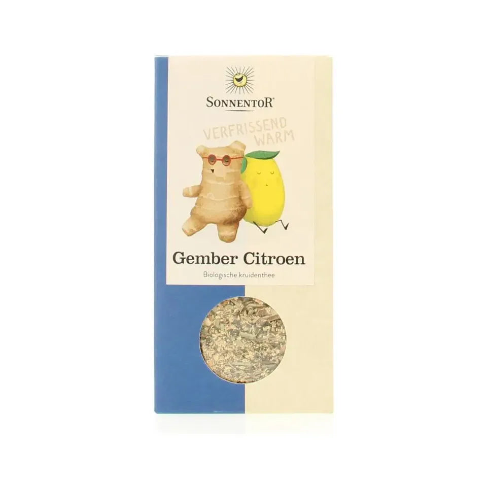 Sonnentor Gember & citroen kruiden thee los 80 gram