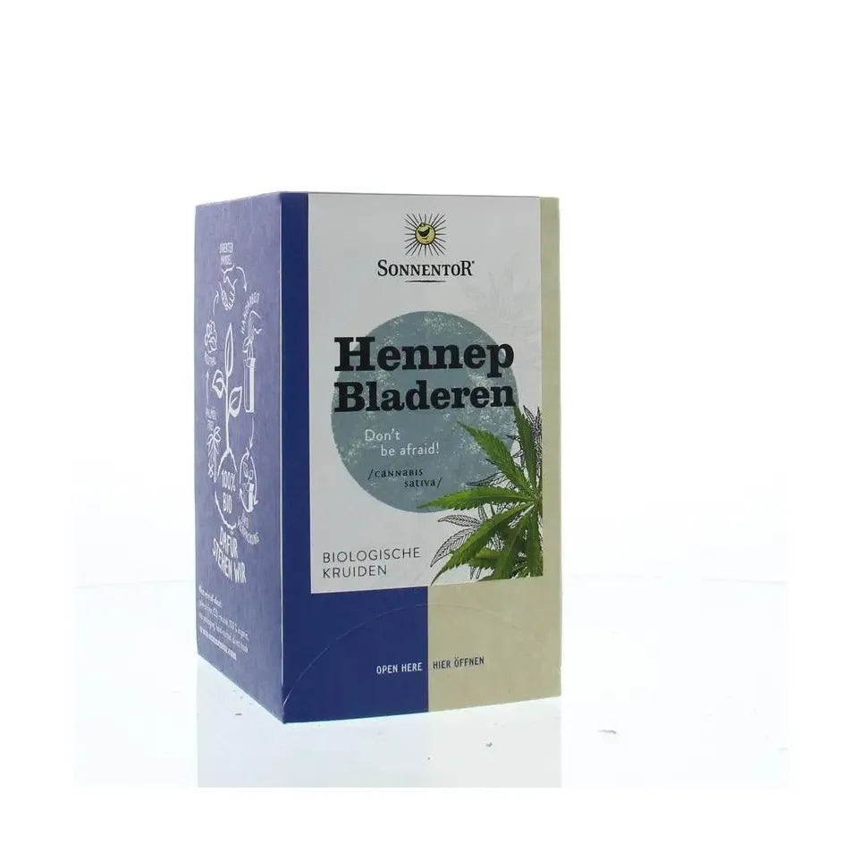 Sonnentor Hennepblad thee 18 zakjes