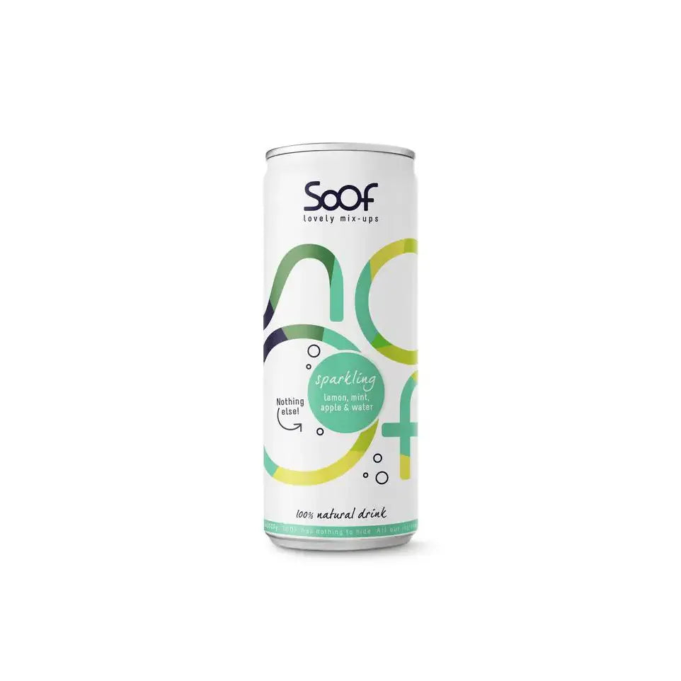 Soof Drinks Sparkling citroen, munt & appel 250 ml