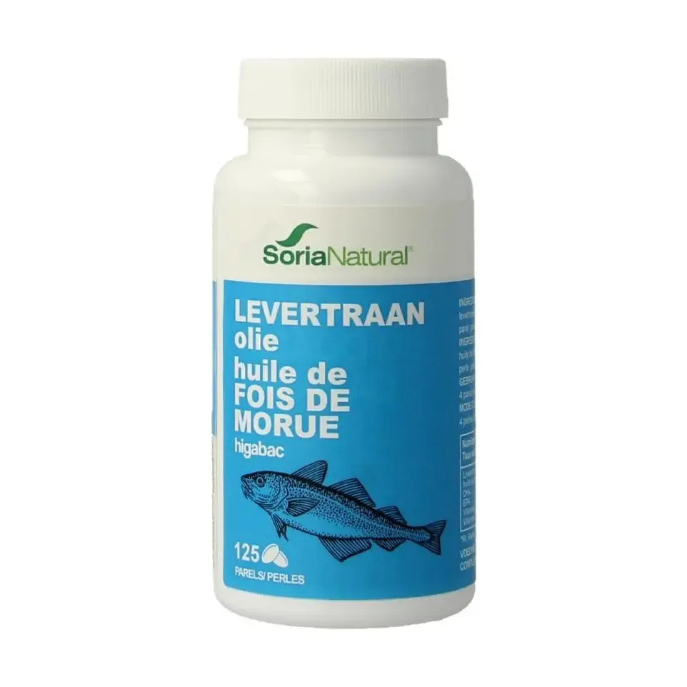 Soria Higabac levertraanolie 125 softgels