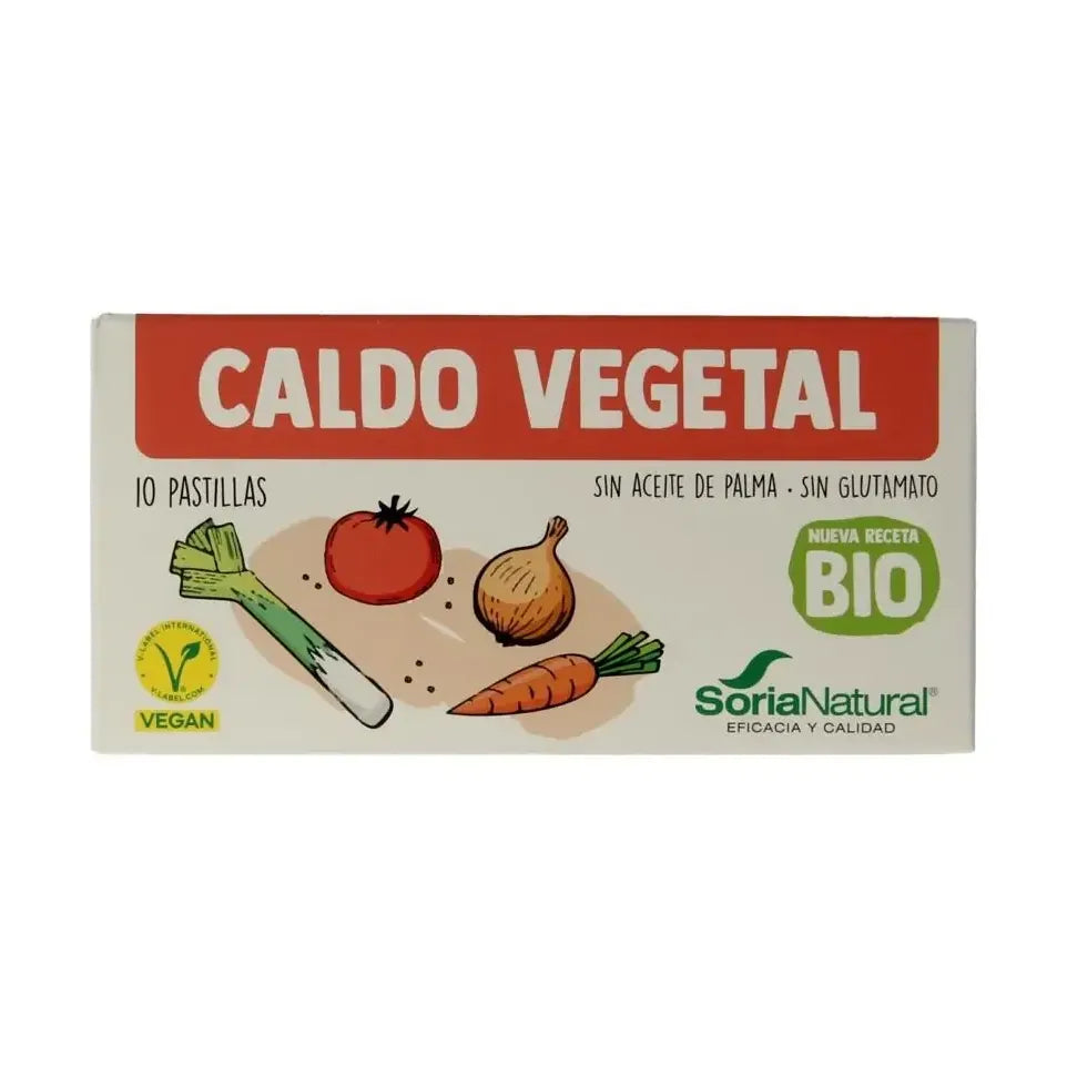 Soria Natural Bouillonblokjes plantaardig biologisch 10 stuks