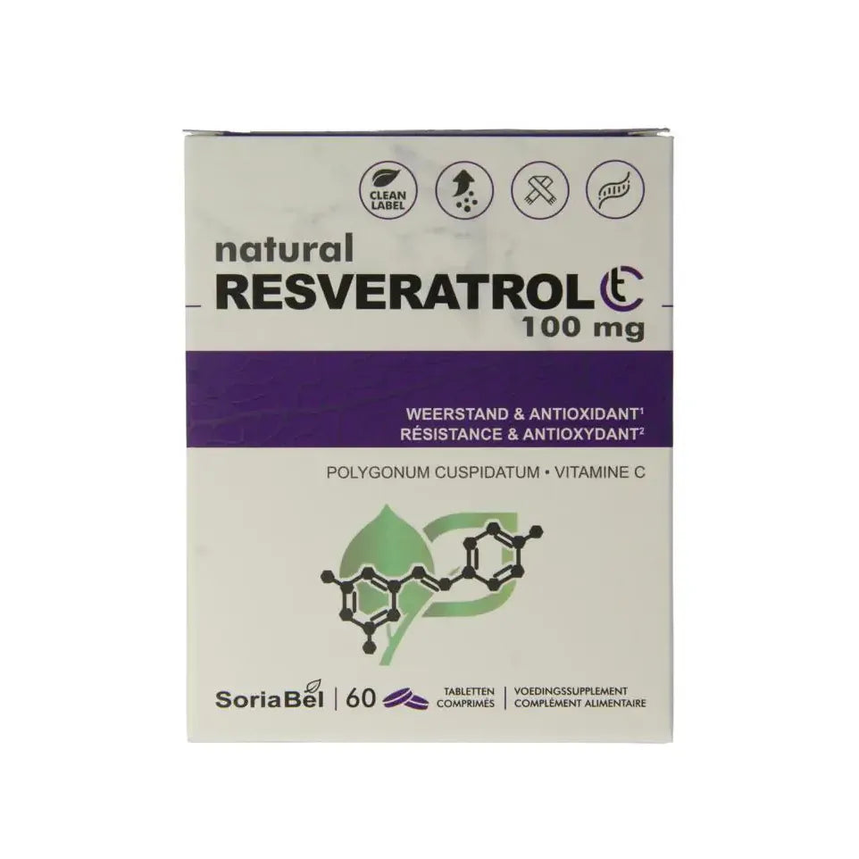 Soria Resveratrol CT 100 mg 60 tabletten