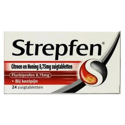 Strepfen Citroen & honing 24 zuigtabletten